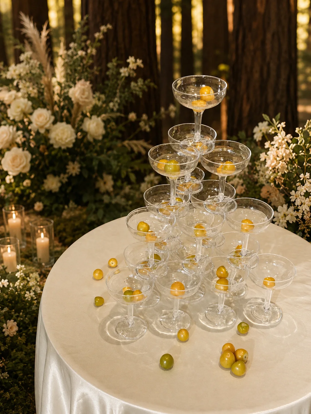 Champagne Coupe Tower, Style 01