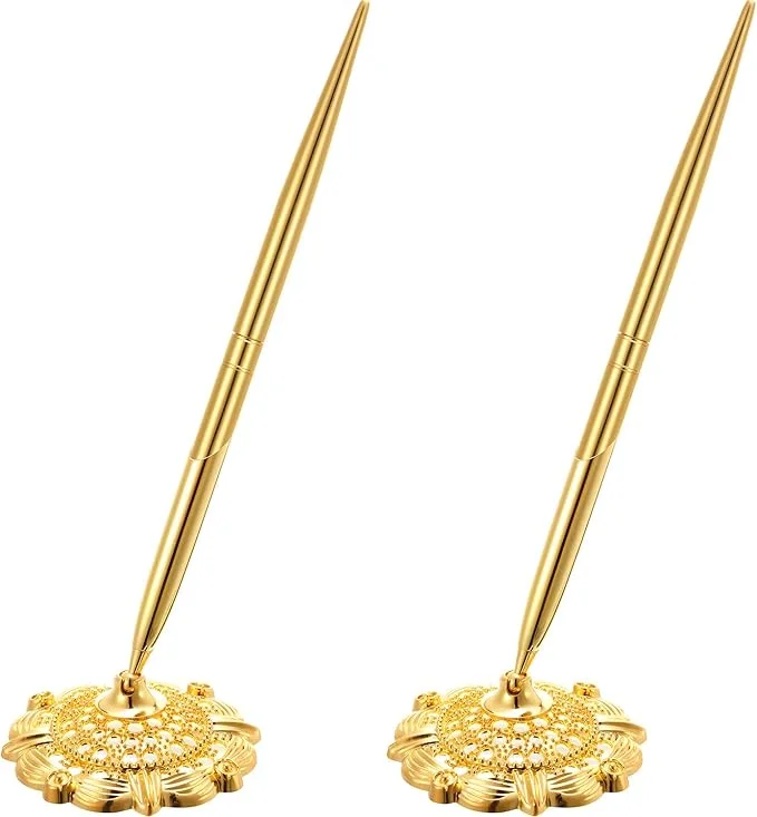 Wedding Pens (Set of 2) — Gold