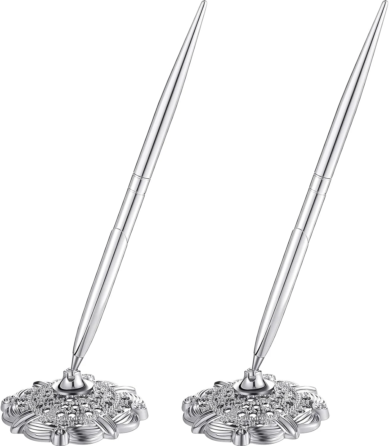 Wedding Pens (Set of 2) — Silver