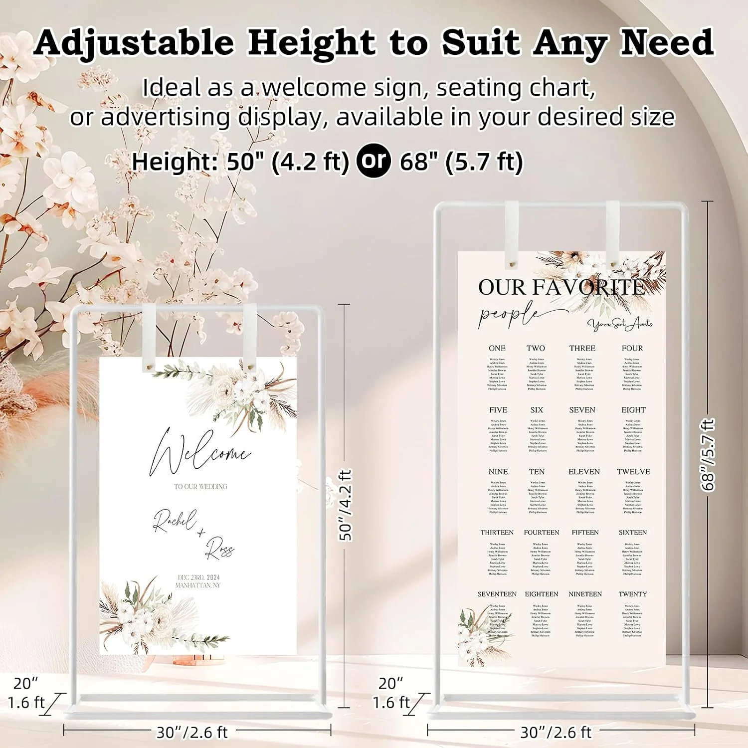Wedding Sign Holder